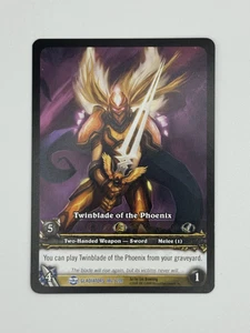 World of Warcraft TCG Gladiators 186/208 Extended Art Twinblade of the Phoenix - Picture 1 of 1