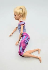 Muñeca Barbie Hecha Para Moverse Totalmente Articulada Articulada Rubia Mattel 2015 - Imagen 1 de 12