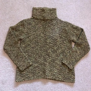 Eileen Fisher Wool Blend Italian Yarn TurtleNeck Sweater Women's Petite Medium - Picture 1 of 7