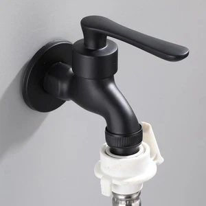 Copper Bathroom Faucet Single Spout Cold Water Tap For Utility Sink - Picture 1 of 12