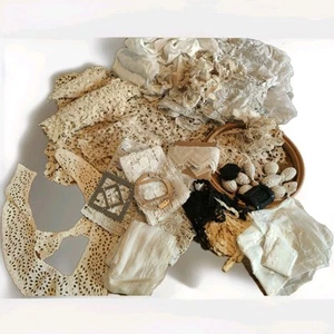 Rare Tools Tenerife And Lot Haberdashery Lace And Embroidery Antique Various - Picture 1 of 24