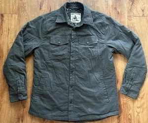 Fasthouse Elysian Stepp Flanell Jacke Herren M anthrazit schwarz Knopfleiste Moto - Bild 1 von 9