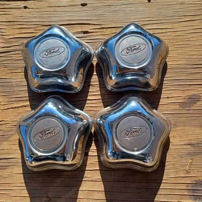 Tampa central Ford Ranger ou Explorer conjunto de 4, cromada 1993-2008 p/n F67A 1A096 GA - Imagem 1 de 3