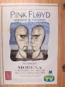 Poster Originale Concerto Pink Floyd Modena 17/09/1994 100X70 Cm - Foto 1 di 1