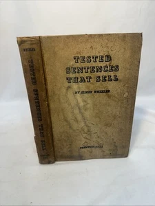 Tested Sentences That Sell (Hardcover) 1938 by Elmer Wheeler First Edition Sales - Picture 1 of 5