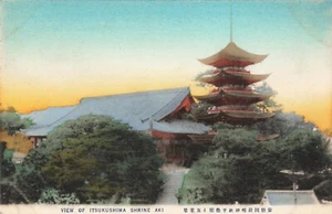 Aki Province Japan Postcard View of Itsukushima Shrine About 1910 V3 - Picture 1 of 2
