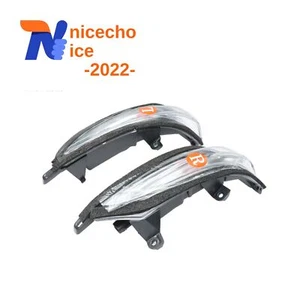 Pair Outer Mirror Lamp LH&RH for 2010-2020 GX460 81740-60100 81730-60130 - Picture 1 of 8