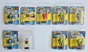SUPER POWERS MICRO FIGURES DC COMICS GENTLE GIANT 2016 FULL SET + 4 SINGLES NEW - Picture 1 of 14
