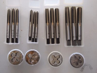 40 tpi 5/16 3/8 1/4 7/32 SET RUBINETTO + MATRICE / NUOVE OPZIONI - Immagine 1 di 3