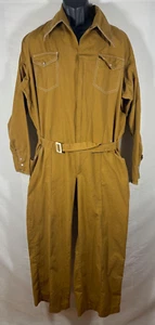 Mens Vintage Big Ben Campus Long Sleeve Coveralls Pearl Snap Size Large - Picture 1 of 11