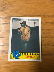 1990 Raphael Rescue Teenage Mutant Ninja Turtles O-Pee-Chee trading card - #35