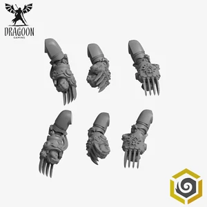 Ewige Pilgerkrallen x 6. Kompatibel mit Prime 28mm Skala - Bild 1 von 2