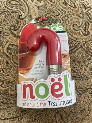 Infusor de té de Navidad Joie Noël acero inoxidable y silicona ¡tarifa de BPA! Sello NUEVO Foto 1 de 3