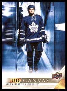 2022-23 UD Series 2 Canvas #C198 Alex Kerfoot - Toronto Maple Leafs