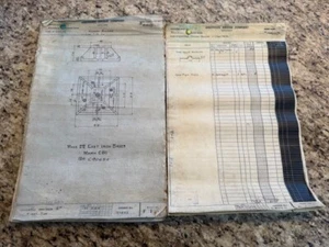 WOW J I Case Threshing Machine Co South Works Foundry Blueprints 1913 Racine, WI - Picture 1 of 8