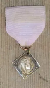1888 SCOGLIERA IMPERO TEDESCO MEDAGLIA MONETA IMPERATORE FRIEDRICH 3 GUGLIELMO2 TEDESCO PRUSSIA - Foto 1 di 5