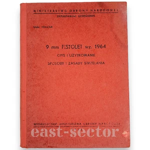 Vintage 1974 Military Book Polish Radom P64 Czak Pistol 9x18mm wz1964 Poland PL - Bild 1 von 8