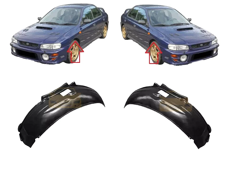 Front Wheel Arch Liners Set fits Subaru Impreza Classic GC8 GF8 - Image 1 of 1