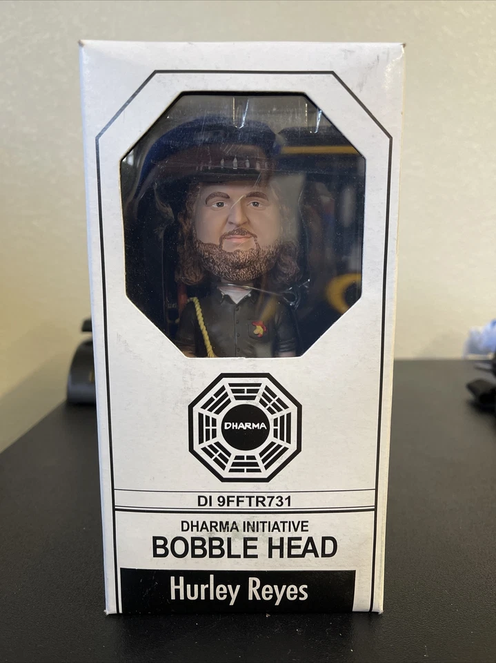 LOST Hurley Reyes Dharma Initiative Bobble Head Bif Bang Pow NIB - Image 1 of 4