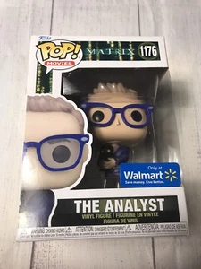 Funko Pop! The Matrix The Analyst Walmart Exclusive #1176 Figure With Cat - Picture 1 of 7
