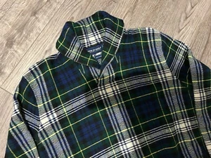 Polo Ralph Lauren Golf Plaid Check Italian Cashmere Shawl Neck Sweater Large L - Picture 1 of 4