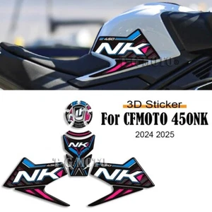 450 NK motorcycle fuel tank pad knee pad 3D sticker 2024 2025 For CFMOTO 450NK - Picture 1 of 18