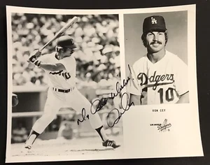 Ron Cey Signed Auto Los Angeles Dodgers Media 8x10 Photo Black & White - Picture 1 of 2