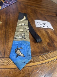 TRAJE DE VESTIR ANIMAL sello fauna corbata de diseñador envío gratuito - Imagen 1 de 4