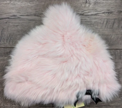 Baby Girl Clothes New Gymboree 0-6 Month Pink Furry 2004 Holiday Hat - Image 1 of 3