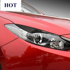 Scheinwerferblenden Für Mazda 3 Mazda3 Scheinwerfer Wimpern Abdeckung Kohlefaser