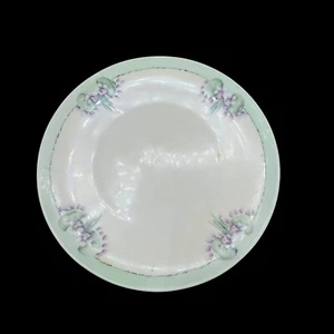 Antique 8in Hand Painted Bavarian China Plate Signed Ethel Thomas 1914 Excellent - Picture 1 of 7