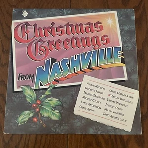 Vintage Christmas Greetings from Nashville Vinyl LP Columbia. Pre-Owned. - Picture 1 of 3