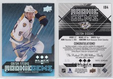 2014-15 Upper Deck Black Diamond Gems Sapphire /5 Colton Sissons Rookie Auto RC