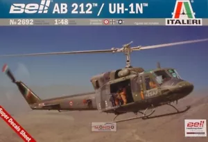 1:48 Italeri Elicottero IC.AB 212/UH-1N KIT IT2692 Modellino - Imagen 1 de 2