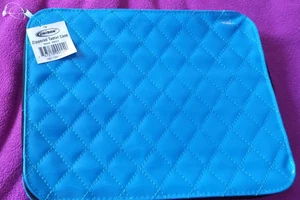 UNISON Zippered Tablet Case Item#99024 BLUE Plastic NEW w/tags - Picture 1 of 3