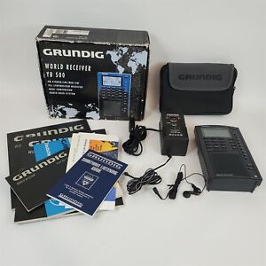 Grundig YB 500 World Receiver FM Stereo/LW/MW/SW Radio w/Box Manuals Accessories