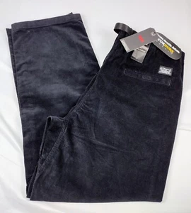 Levi's Quick Release Corduroy Pants Skateboard Baggy Loose Fit Black Size Large - Picture 1 of 8