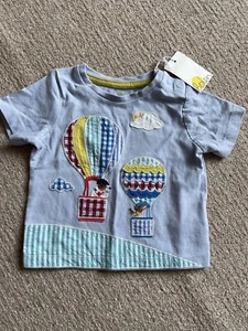 BNWT Boden Hot Air Balloon Top 3-6 Months - Picture 1 of 3