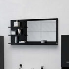 Badspiegel Schwarz 90x10,5x45  Spanplatte X6M3