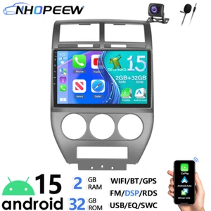 Android 15 Car Radio Stereo GPS NAVI RDS For Jeep Compass Patriot 2007-2010 - Picture 1 of 14