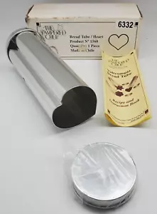 Tubo Pane Cuore The Pampered Chef 1560 Nuovo In Scatola Danneggiata - Foto 1 di 4