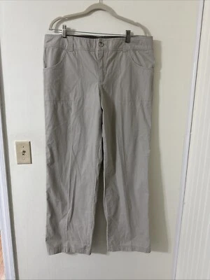 Pantalones de vestir Columbia beige para mujer talla 16 regular Foto 1 de 4