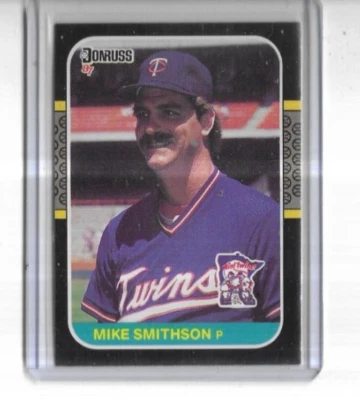 1987 Donruss #245 Mike Smithson Minnesota Twins - Image 1 of 2
