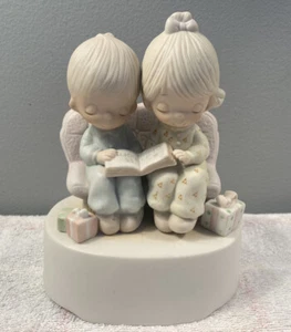 PRECIOUS MOMENTS “I Believe in Miracles” ENESCO #E-7156 Boy Baby Duckling 1981 - Picture 1 of 6
