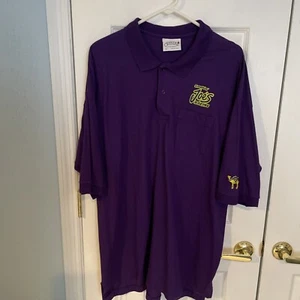 Vintage Jimmy Spencer Smokin' Joe's Racing Polo Shirt Size XXL Purple - Picture 1 of 5
