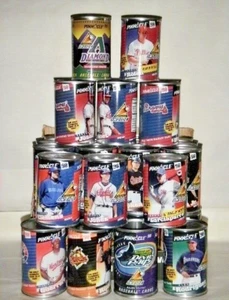 41 GEÖFFNETE LEERE PINNACLE BASEBALL KARTENDOSEN + EINE OFFIZIELLE KARTONVITRINE - Bild 1 von 21