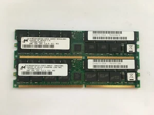 Micron 4GB -2x2GB DDR1 ECC REG Server Ram Memory Modules PC2700r 333MHz - Picture 1 of 1