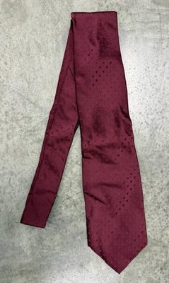 Corbata para hombre Paul Smith granate lunares seda bordada hecha a mano Inglaterra Foto 1 de 4