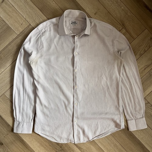 Camicia elegante a quadri Hermès Paris