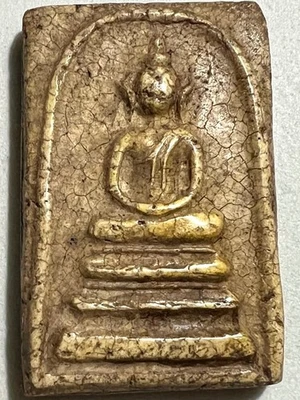 PHRA SOMDEJ LP RARO ANTIGO PINGENTE AMULETO BUDA TAILANDÊS ÍDOLO ANTIGO MÁGICO #322 - Imagem 1 de 4